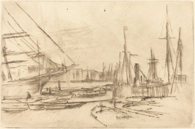 A Sketch from Billingsgate by James Abbott McNeill Whistler