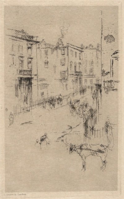 Alderney Street by James Abbott McNeill Whistler