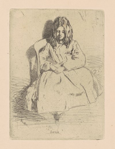 Annie, Seated by James Abbott McNeill Whistler