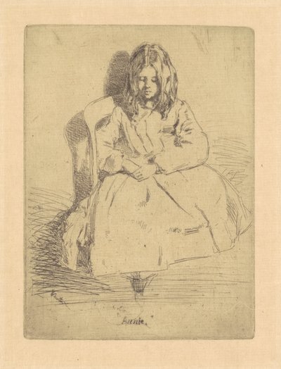 Annie, Seated by James Abbott McNeill Whistler