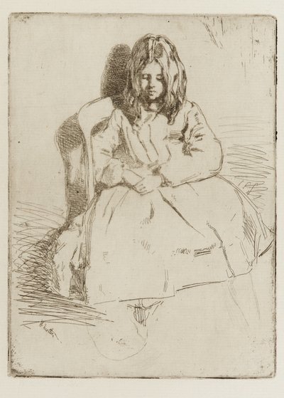 Annie, Seated by James Abbott McNeill Whistler