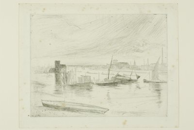 Battersea Dawn (Cadogan Pier) by James Abbott McNeill Whistler