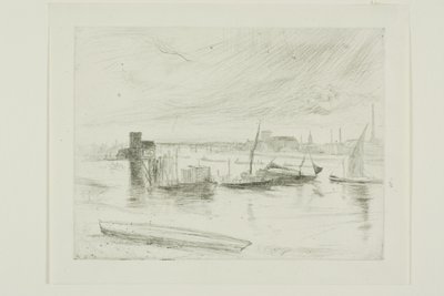 Battersea Dawn (Cadogan Pier) by James Abbott McNeill Whistler