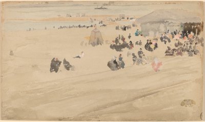 Beach Scene by James Abbott McNeill Whistler