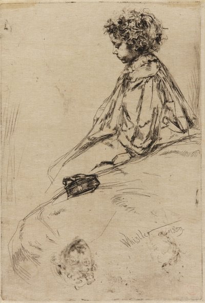Bibi Lalouette by James Abbott McNeill Whistler