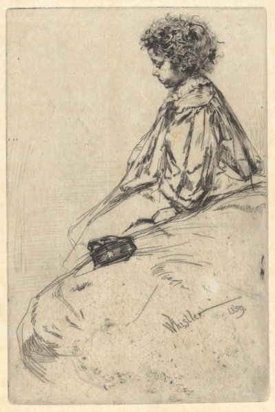 Bibi Lalouette by James Abbott McNeill Whistler