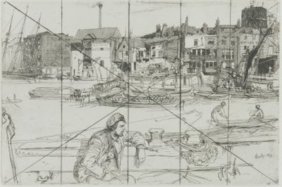 Black Lion Wharf by James Abbott McNeill Whistler