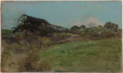 Blue and Emerald: Coal Mine by James Abbott McNeill Whistler