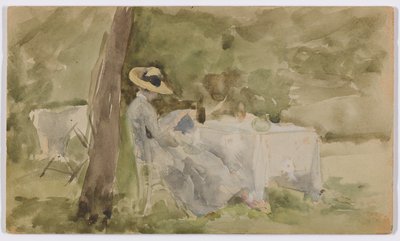Breakfast in the Garden by James Abbott McNeill Whistler