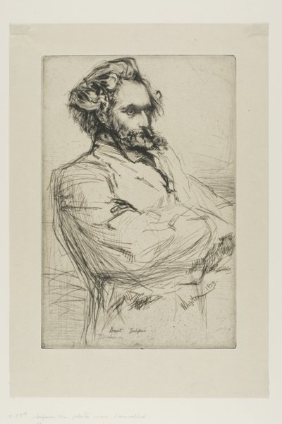 C. L. Drouet, Sculptor by James Abbott McNeill Whistler