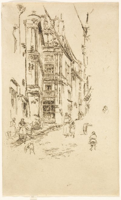 Chancellery, Loches by James McNeill Whistler