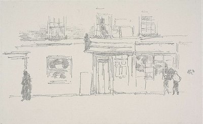 Chelsea Shops by James Abbott McNeill Whistler