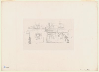 Chelsea Shops by James Abbott McNeill Whistler
