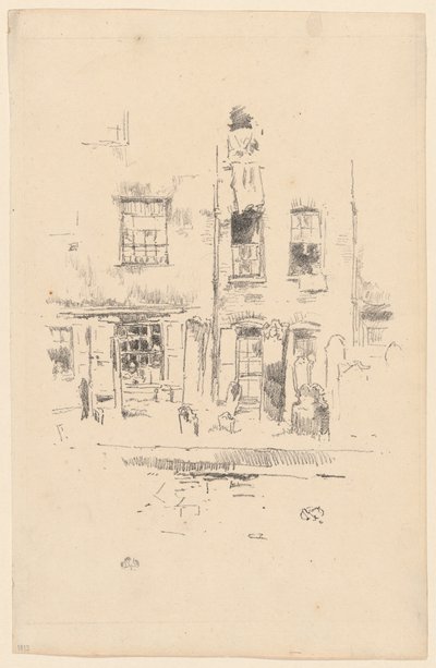 Churchyard by James Abbott McNeill Whistler