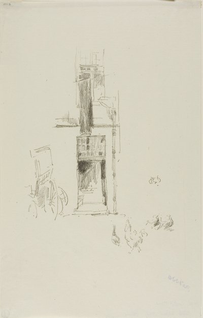 Cocks and Hens, Hôtel Colbert by James Abbott McNeill Whistler