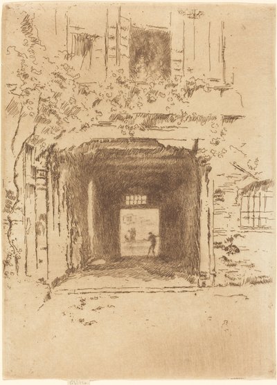 Doorway and Vine by James Abbott McNeill Whistler