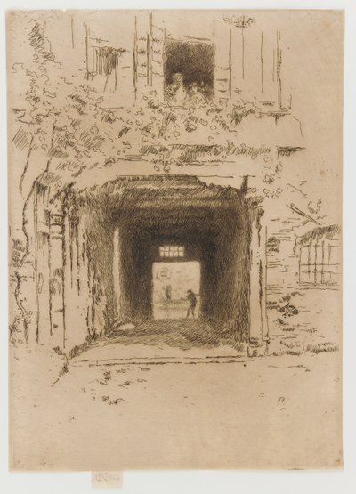 Doorway and Vine by James Abbott McNeill Whistler