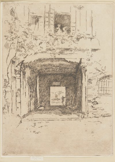 Doorway and Vine by James Abbott McNeill Whistler