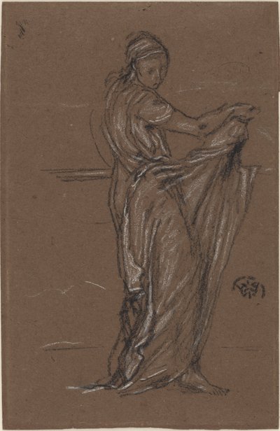 Draped Female Figure by James Abbott McNeill Whistler
