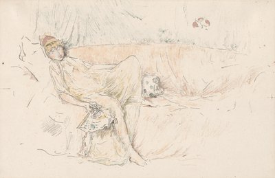 Draped Figure, Reclining by James McNeill Whistler