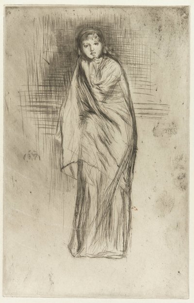 Draped Model by James Abbott McNeill Whistler