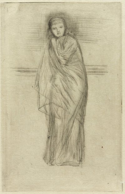 Draped Model by James Abbott McNeill Whistler