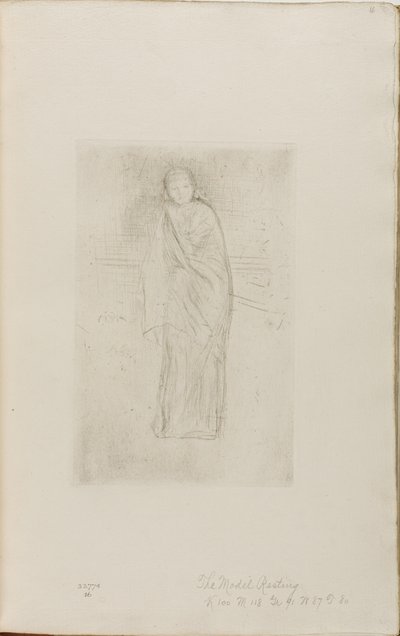 Draped Model by James Abbott McNeill Whistler