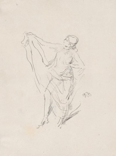Draped Model, Dancing by James McNeill Whistler