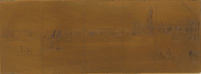 Etching Plate: Old Westminster Bridge by James Abbott McNeill Whistler
