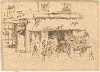 Exeter Street by James Abbott McNeill Whistler