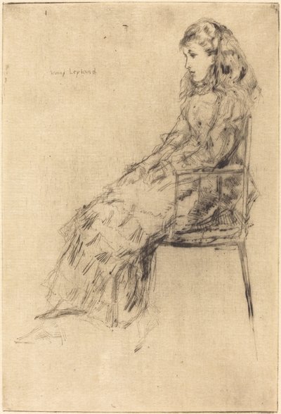 Fanny Leyland by James Abbott McNeill Whistler