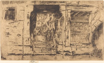 Fish-Shop, Venice by James Abbott McNeill Whistler