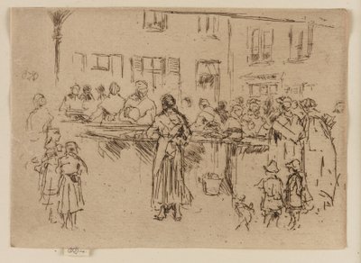 Fish Women, Ostend by James Abbott McNeill Whistler