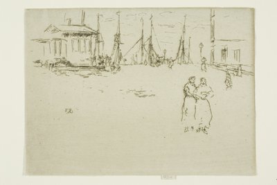 Fishing Quay, Ostend by James Abbott McNeill Whistler