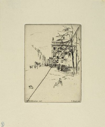 Fitzroy Square by James McNeill Whistler