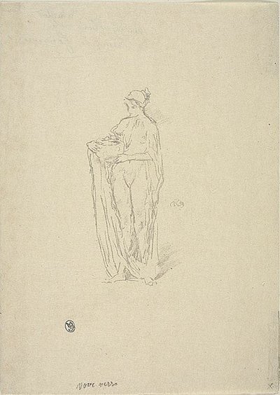 Girl with Bowl by James Abbott McNeill Whistler