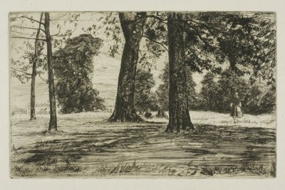 Greenwich Park by James Abbott McNeill Whistler