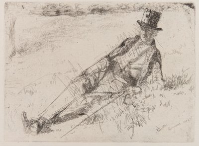 Greenwich Pensioner by James Abbott McNeill Whistler