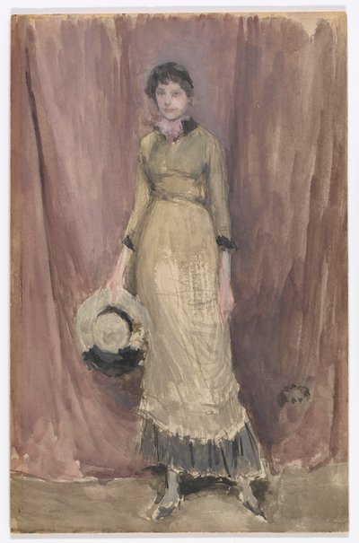 Harmony in Violet and Amber by James Abbott McNeill Whistler