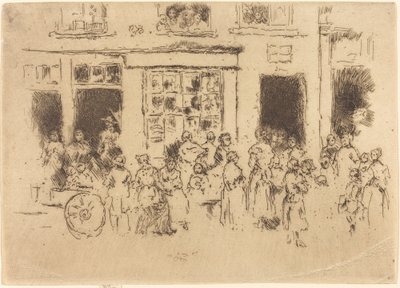 High Street, Brussels by James Abbott McNeill Whistler