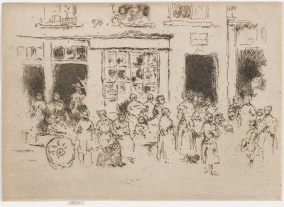 High Street, Brussels by James Abbott McNeill Whistler