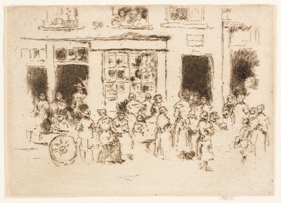 High Street, Brussels by James Abbott McNeill Whistler