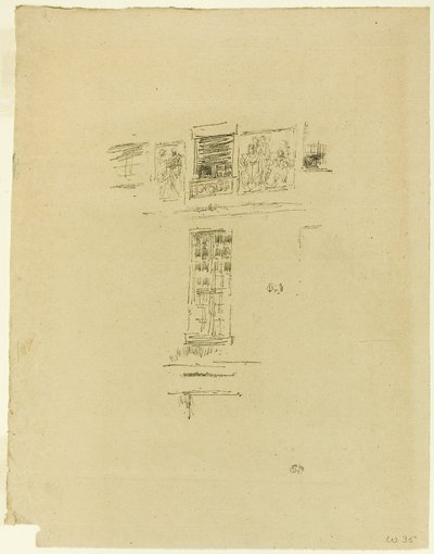Hôtel Colbert, Windows by James Abbott McNeill Whistler