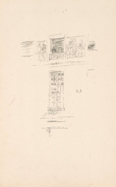 Hôtel Colbert, Windows by James McNeill Whistler