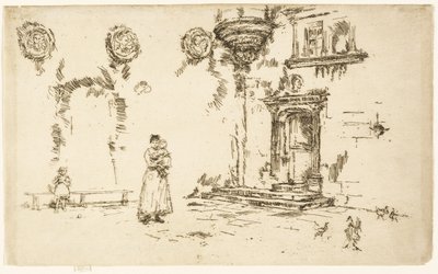 Hôtel Lallemont, Bourges by James Abbott McNeill Whistler