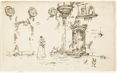 Hôtel Lallemont, Bourges by James Abbott McNeill Whistler