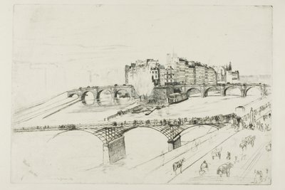 Isle de la Cité, Paris by James Abbott McNeill Whistler