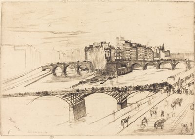 Isle de la Cité, Paris by James Abbott McNeill Whistler