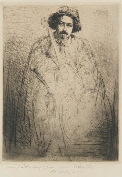 J. Becquet, Sculptor by James Abbott McNeill Whistler