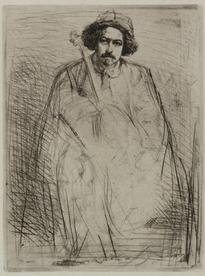 J. Becquet, Sculptor by James Abbott McNeill Whistler
